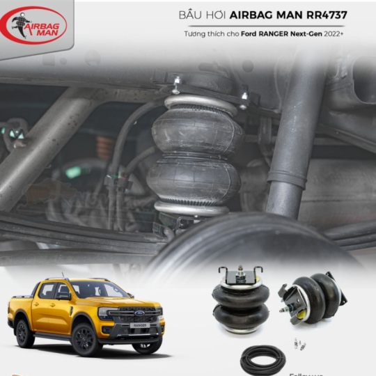 Bầu hơi Airbag Man RR4737 cho Ford Ranger Next-Gen 2022+