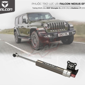 Phuộc trợ lực lái điều chỉnh 3 vị trí Falcon Nexus EF 2.2 Steering Stabilizer cho Jeep JL & JT