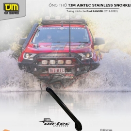 Ống thở TJM Airtec Brushed Stainless Steel cho Ford Ranger (2012+)