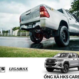 Ống xả HKS Legamax đuôi Carbon cho Toyota Hilux (2015+)