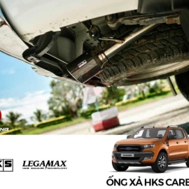 Ống xả HKS Legamax đuôi Carbon cho Ford Ranger động cơ 2.2 & 3.2 (2011-2018)