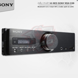 Đầu phát Hi-Res SONY RSX-GS9 | BLUETOOTH® Wireless Technology