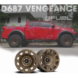 Mâm Fuel 1-Piece Vengeance – D687 | 17×9 | 6×139.7 | ET-12 (Màu Đồng)