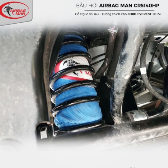 Bầu hơi Airbag Man CR5140HP cho Ford Everest 2015+ (Tăng chiều cao 25mm)