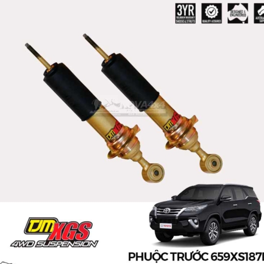 Bộ Phuộc TJM XGS Series 4000 Ride Comfort cho Toyota Fortuner 09/2015+