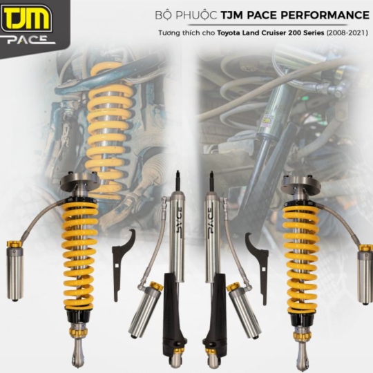 Bộ Phuộc TJM Pace Performance Shocks cho Toyota Land Cruiser 200 (2008-2020)