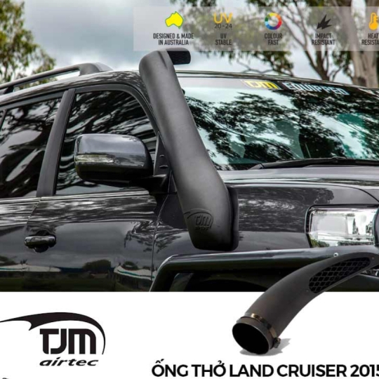 Ống thở TJM Airtec cho Toyota Land Cruiser 200 Series Facelift (2015+)