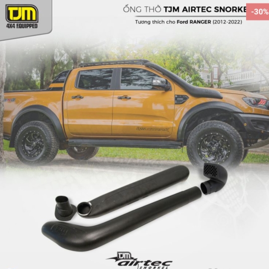 Ống thở TJM Airtec Snorkel Wedgetail cho Ford Ranger (2011-2018)