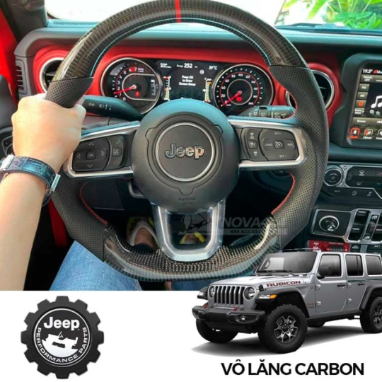 Vô lăng Carbon Fiber dành cho Jeep Wrangler