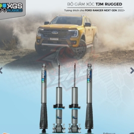 Giảm xóc TJM XGS Rugged cho Ford Ranger Next Gen (2022+)