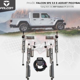 Bộ Phuộc Falcon SP2 3.5 e-Adjust Piggyback Shocks (3.5-4.5” Lift) cho Jeep Gladiator JT
