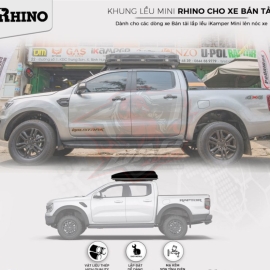 Khung gắn lều Mini lên nóc xe Bán tải – thương hiệu Rhino