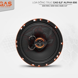 Loa đồng trục GAS 6,5″ ALPHA 656 | 60W RMS / 120W MAX
