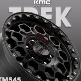 Mâm KMC KM545 Trek 17×9 | 6×139.7 | ET-12 | CB106.10 (Đen Satin)