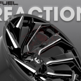 Fuel® - Mâm Fuel Reaction D753 17×9 | 6×139.7 | ET-12 (Màu Đen bóng)