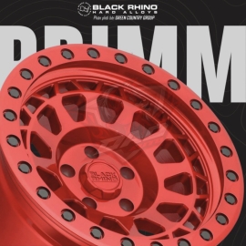 Black Rhino® - Mâm Black Rhino Primm 17×9 | 6×139.7 | ET00 | CB112.1 (Đỏ Candy)