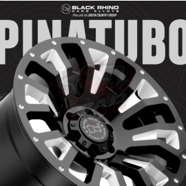 MÂM BLACK RHINO PINATUBO 17×9.5 | 6×139.7 | ET06 | CB112.1 (MÀU ĐEN BÓNG)