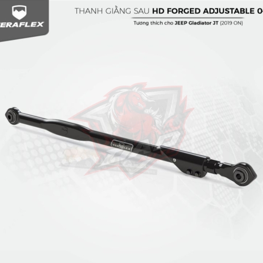 Thanh giằng sau TeraFlex HD Forged Adjustable Track Bar – JT (0-6” Lift)