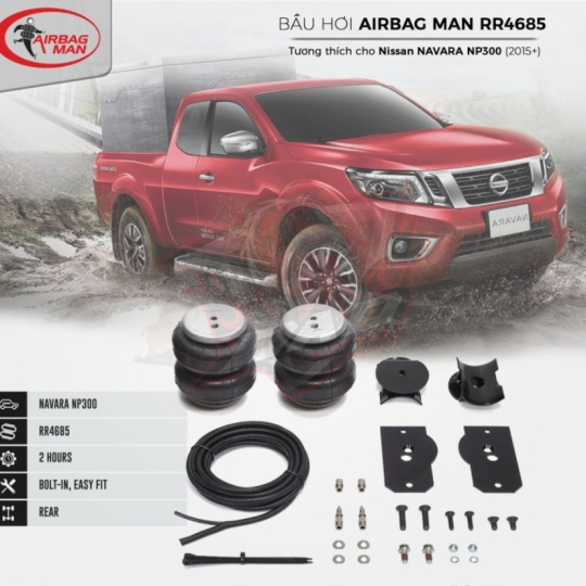 Bầu hơi Airbag Man RR4685 cho Nissan Navara NP300 (2015+)