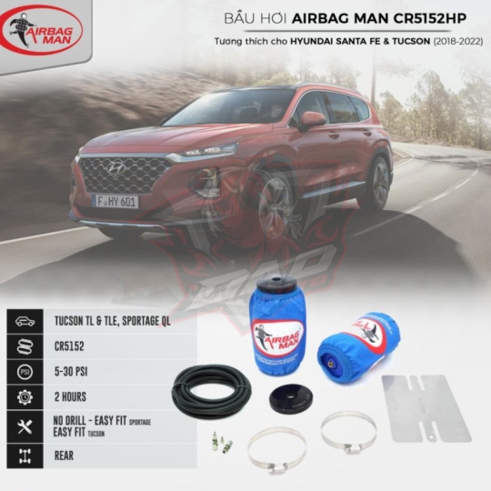 Bầu hơi Airbag Man CR5152HP cho Hyundai Santa Fe & Tucson (2018 ON)