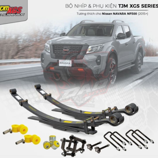 Bộ Nhíp TJM và phụ kiện cho Nissan Navara NP300 (2015+)
