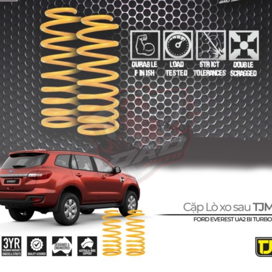 Cặp lò xo sau TJM #7770RR20A cho Ford Everest UA2 Bi Turbo (2018 ON) | dành cho xe tải trọng nhẹ 50kg