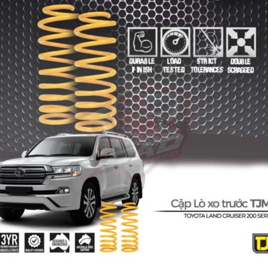 Cặp lò xo sau TJM #770RR82AT cho Toyota Land Cruiser 200 Series (2007+) | dành cho xe nguyên bản
