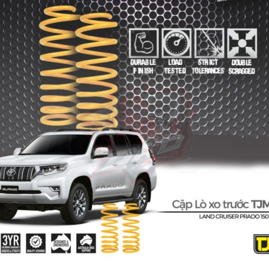 Cặp lò xo trước TJM #770FR88IT cho Toyota Land Cruiser Prado 150 (2009 ON) | dành cho xe nguyên bản