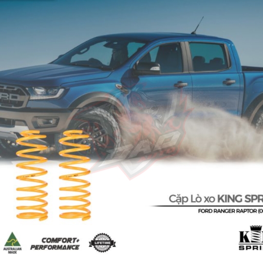 Cặp Lò xo sau King Springs #KFRS-121 cho Ranger Raptor (Giữ nguyên chiều cao)