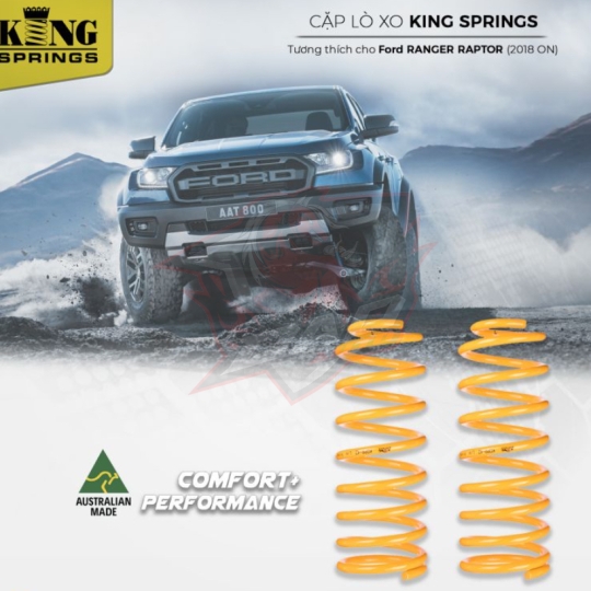 Cặp Lò xo King Springs Coils cho Ford Ranger Raptor (07/2018+)