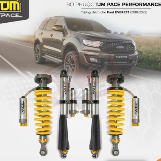Bộ Phuộc TJM Pace Performance Shocks cho Ford Everest (2018-2022)