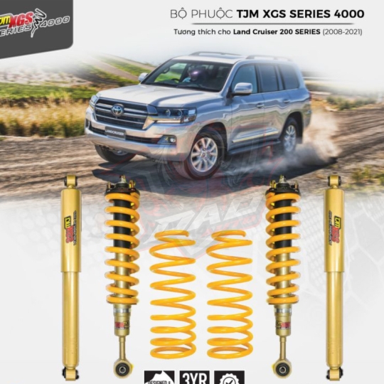 Bộ Phuộc TJM XGS Series 4000 cho Toyota Land Cruiser 200 Series (2007+)