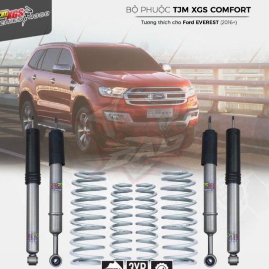 Bộ Phuộc TJM XGS Comfort Option cho Ford Everest (2015+)