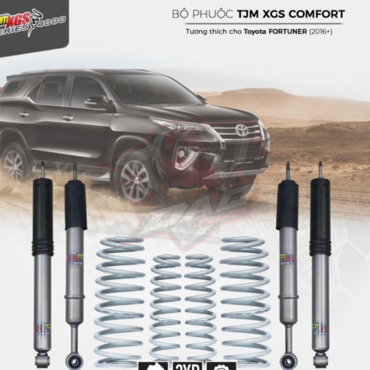 Bộ Phuộc TJM XGS Comfort Option cho Toyota Fortuner (2015+)