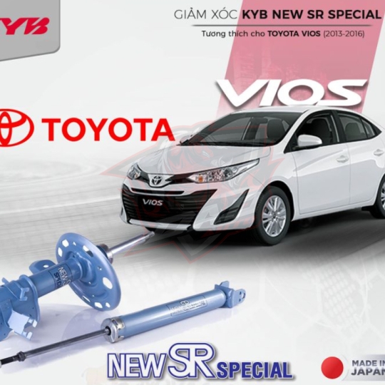 Giảm xóc Hiệu năng cao KYB New SR Special Toyota Vios (2013-2022)