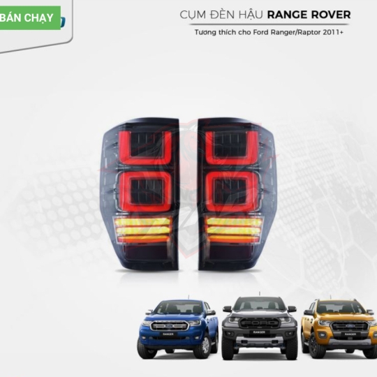 Cụm Đèn hậu Ford Ranger kiểu Range Rover 2018