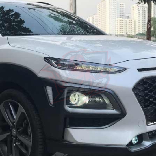 Mẫu đèn độ Hyundai Kona – Bi Led Kenzo ZX2 & Bi Xenon Gầm