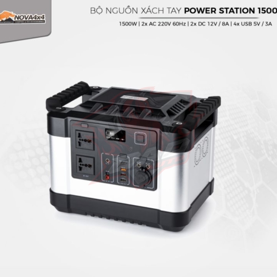 Bộ nguồn điện xách tay Portable Power Station 1500W