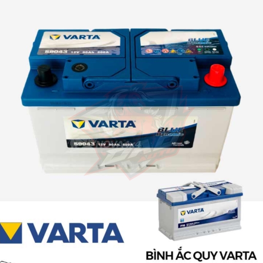 Bình ắc quy Varta 59043 12V-90AH