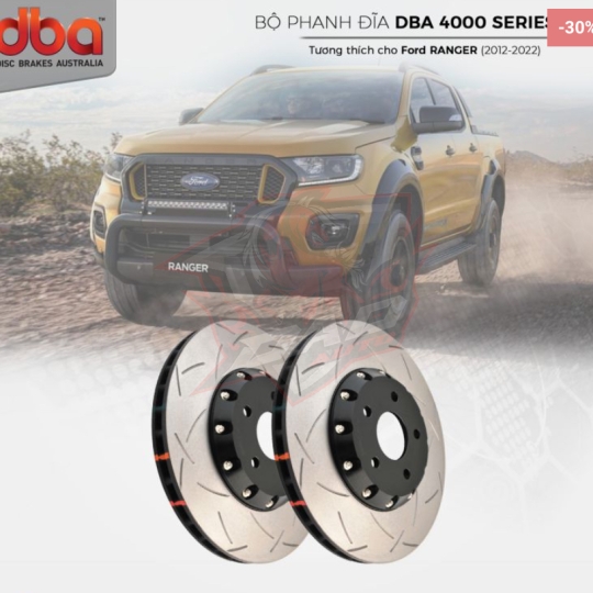 Phanh đĩa DBA Australia 42132S cho Ford Ranger/Mazda BT-50