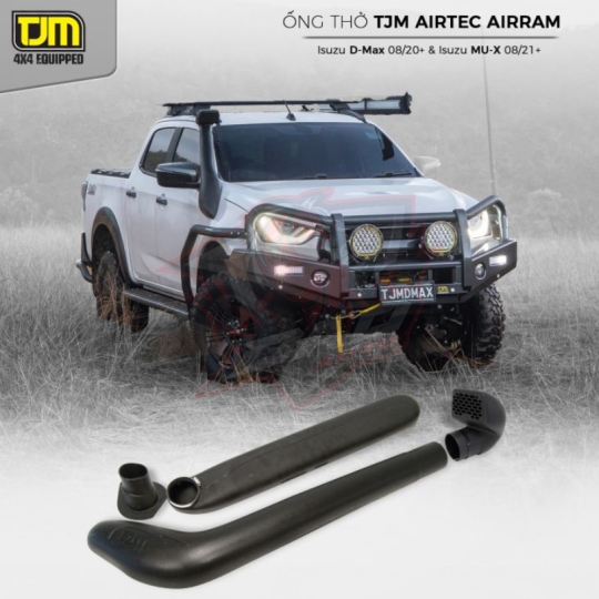 Ống thở TJM Airtec Snorkel Polyethylene cho xe Isuzu D-Max 2020+