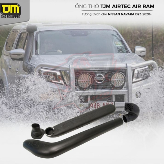 Ống thở TJM Airtec Snorkel Polyethylene cho xe Nissan Navara 2021+
