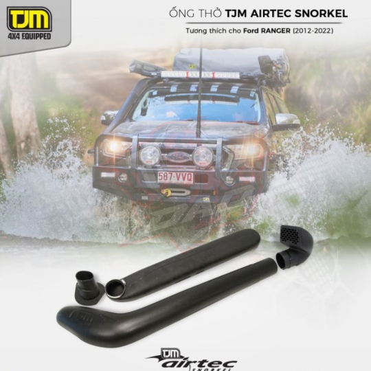 Ống thở TJM Airtec Air Ram cho Ford Ranger (2011-2018)