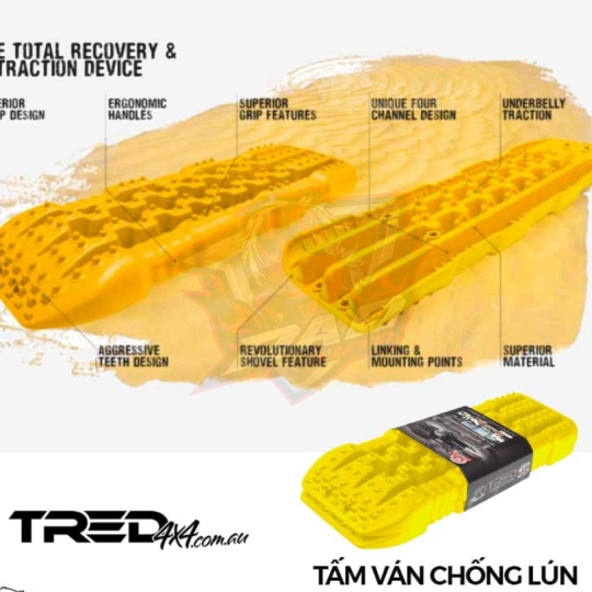 Tấm lót chống lún TJM TRED Original 1100 (Màu Xanh | Vàng | Đen)