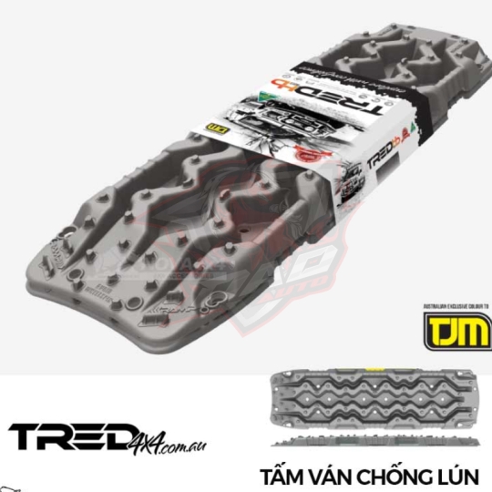 Tấm ván chống lầy TJM Tred HD Recovery Boards Silver (Size 1090 x 314 x 62mm)