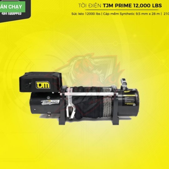 Tời điện TJM Prime 12000 lb (Cáp mềm)