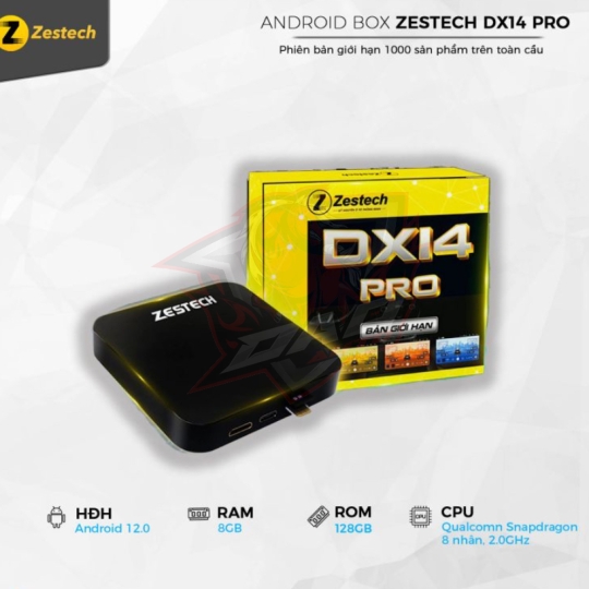 Thiết bị Android Box Zestech DX14 Pro | Phiên bản giới hạn toàn cầu