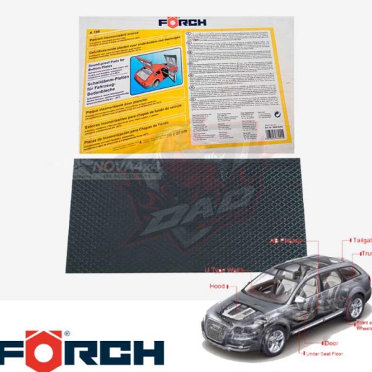Gói cách âm xe hơi 7 chỗ ngồi – Vật liệu cao cấp Forch Germany