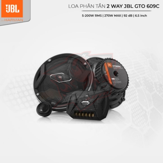 Loa phân tần 2 way JBL GTO 609C | 270W – 6.5″