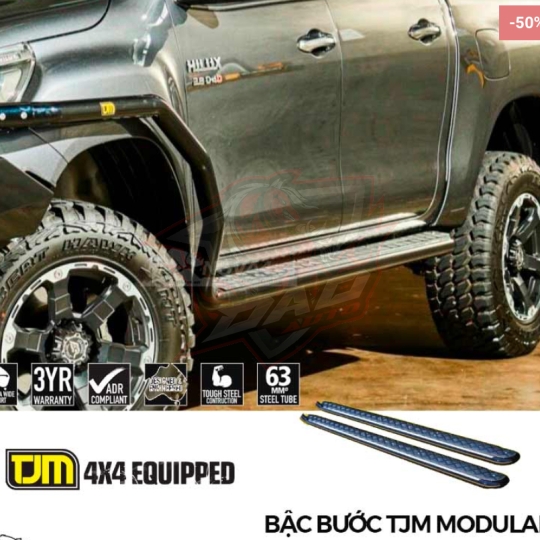 Bậc bước TJM Modular Side Steps cho Toyota Hilux (2015 ON)